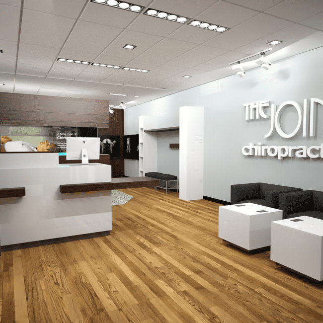 The Joint Chiropractic reception