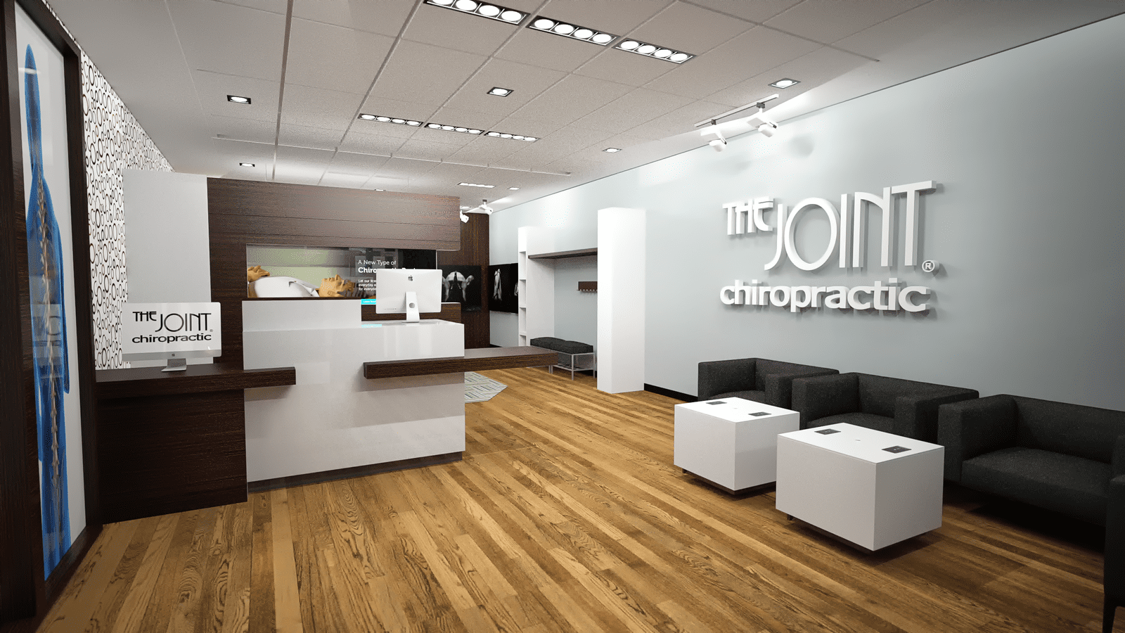 The Joint Chiropractic reception